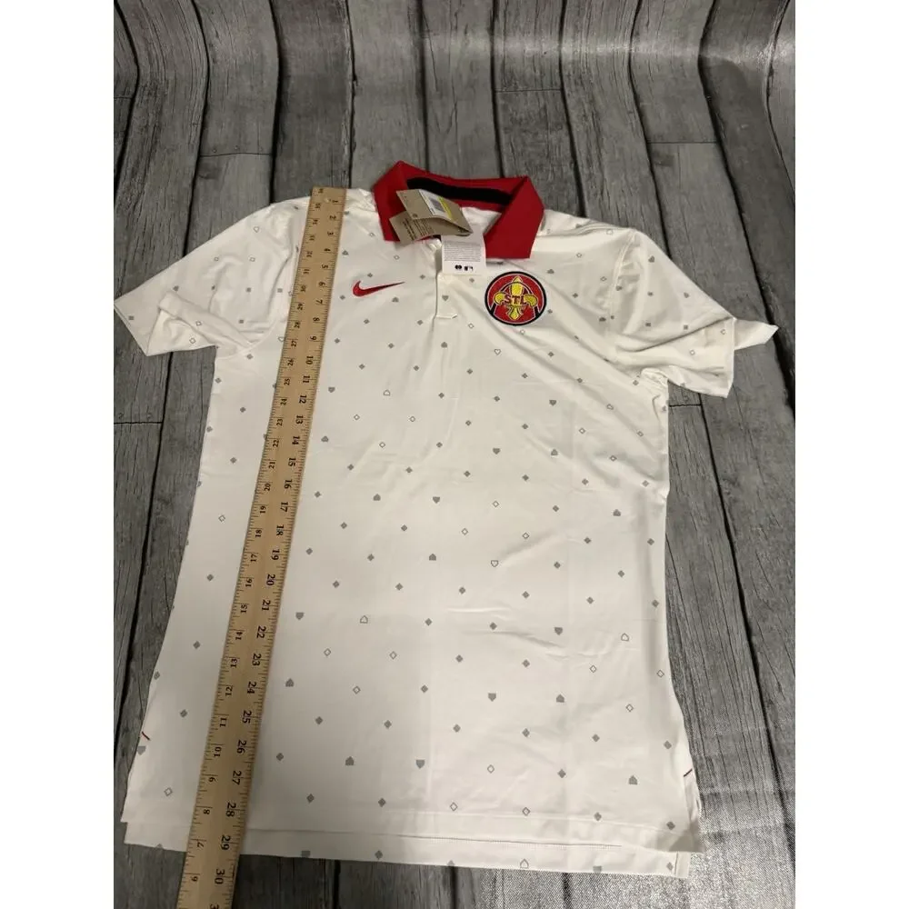 NWT Men’s Nike St. Louis Cardinals 2024 City Connect Vapor Polo Shirt Small READ